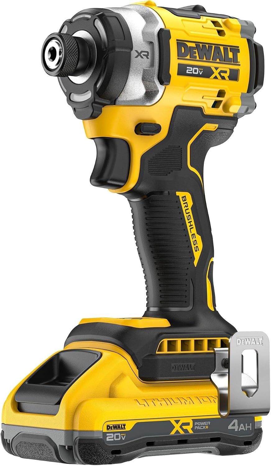 image:image20V MAX XR Brushless Cordless 3Speed High Torque 14 in Impact Driver Kit with XR POWERPACK and Charger DCF860QQ1NEW 20V MAX XR POWERPACK Impact Driver Kit