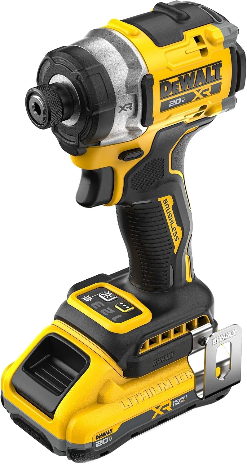 image:image20V MAX XR Brushless Cordless 3Speed High Torque 14 in Impact Driver Kit with XR POWERPACK and Charger DCF860QQ1NEW 20V MAX XR POWERPACK Impact Driver Kit