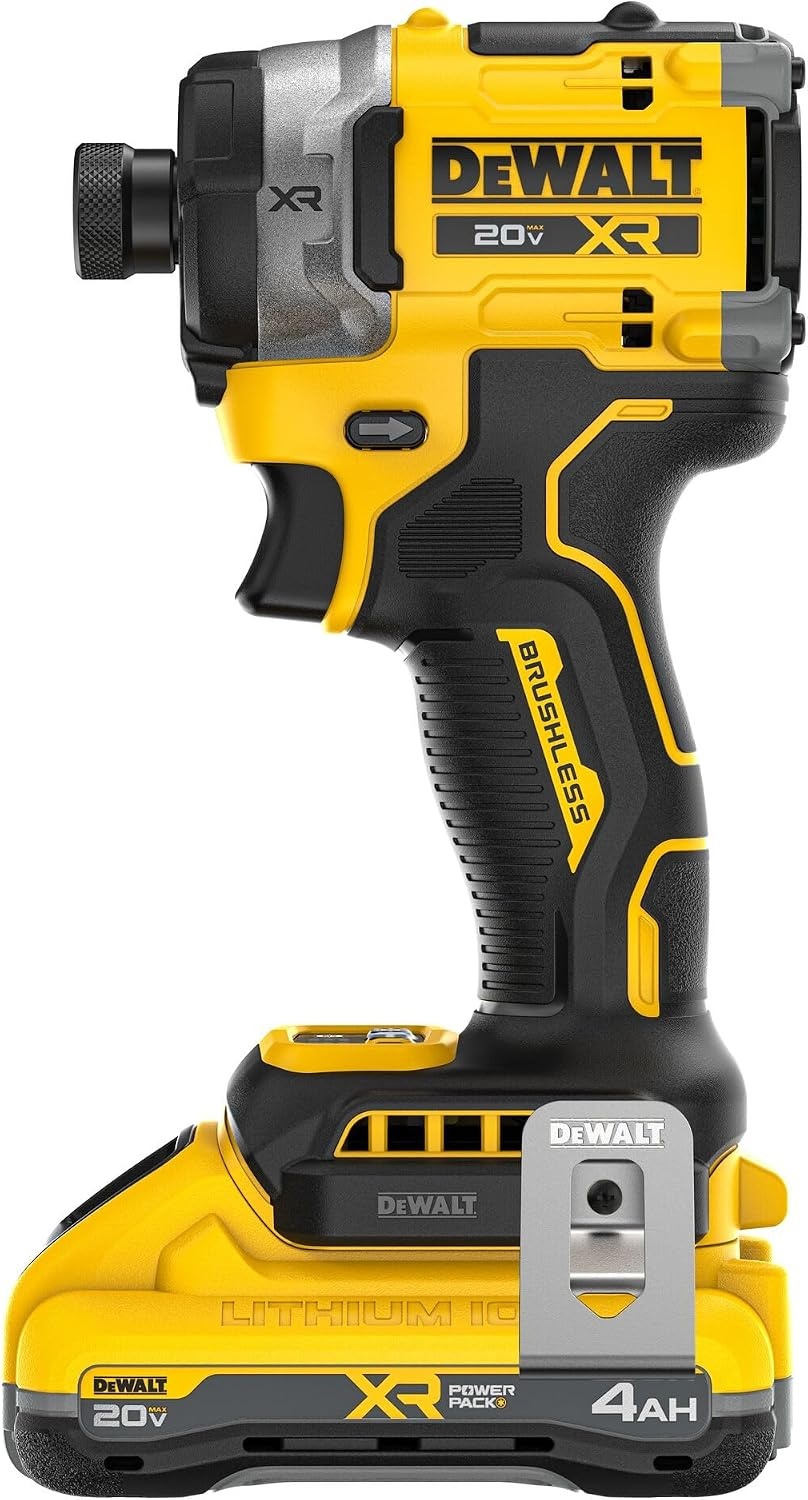 image:image20V MAX XR Brushless Cordless 3Speed High Torque 14 in Impact Driver Kit with XR POWERPACK and Charger DCF860QQ1NEW 20V MAX XR POWERPACK Impact Driver Kit