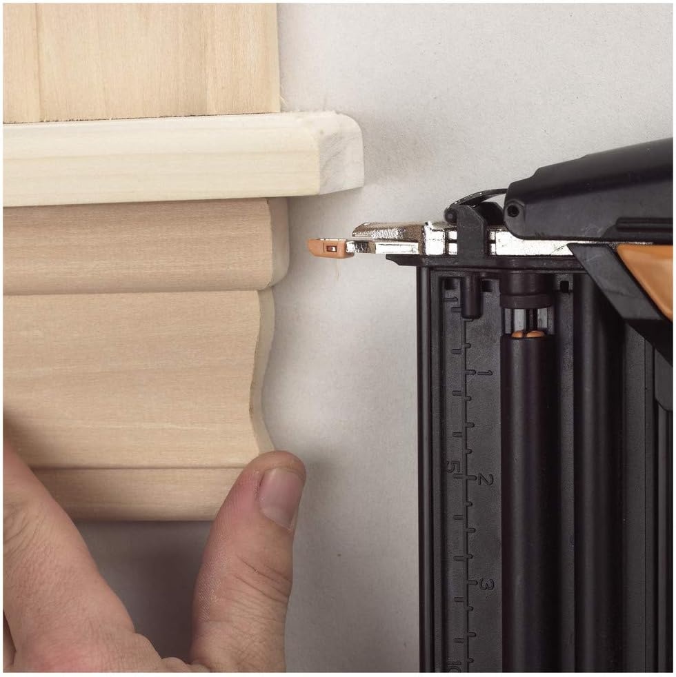 image:imageBOSTITCH Brad Nailer Kit 18GA Smart Point Pneumatic BTFP122332 18 Oil Free Smart Point Brad Nailer
