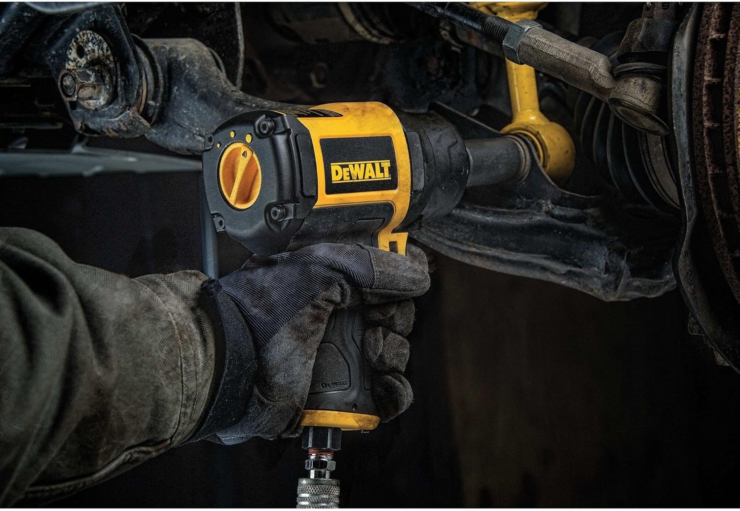 image:imageDEWALT 12Inch Drive Impact WrenchYellow Black Pneumatic DWMT70774YellowBlack