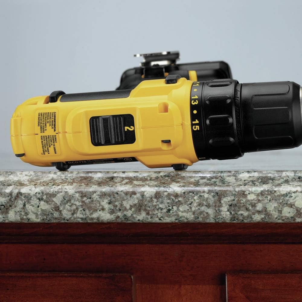 image:imageDEWALT 12V MAX 38 Inch Cordless DrillDriver Kit with Battery and Charger Included DCD710S2Drill Driver Kit