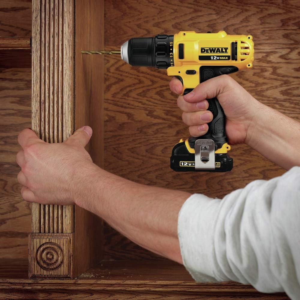 image:imageDEWALT 12V MAX 38 Inch Cordless DrillDriver Kit with Battery and Charger Included DCD710S2Drill Driver Kit