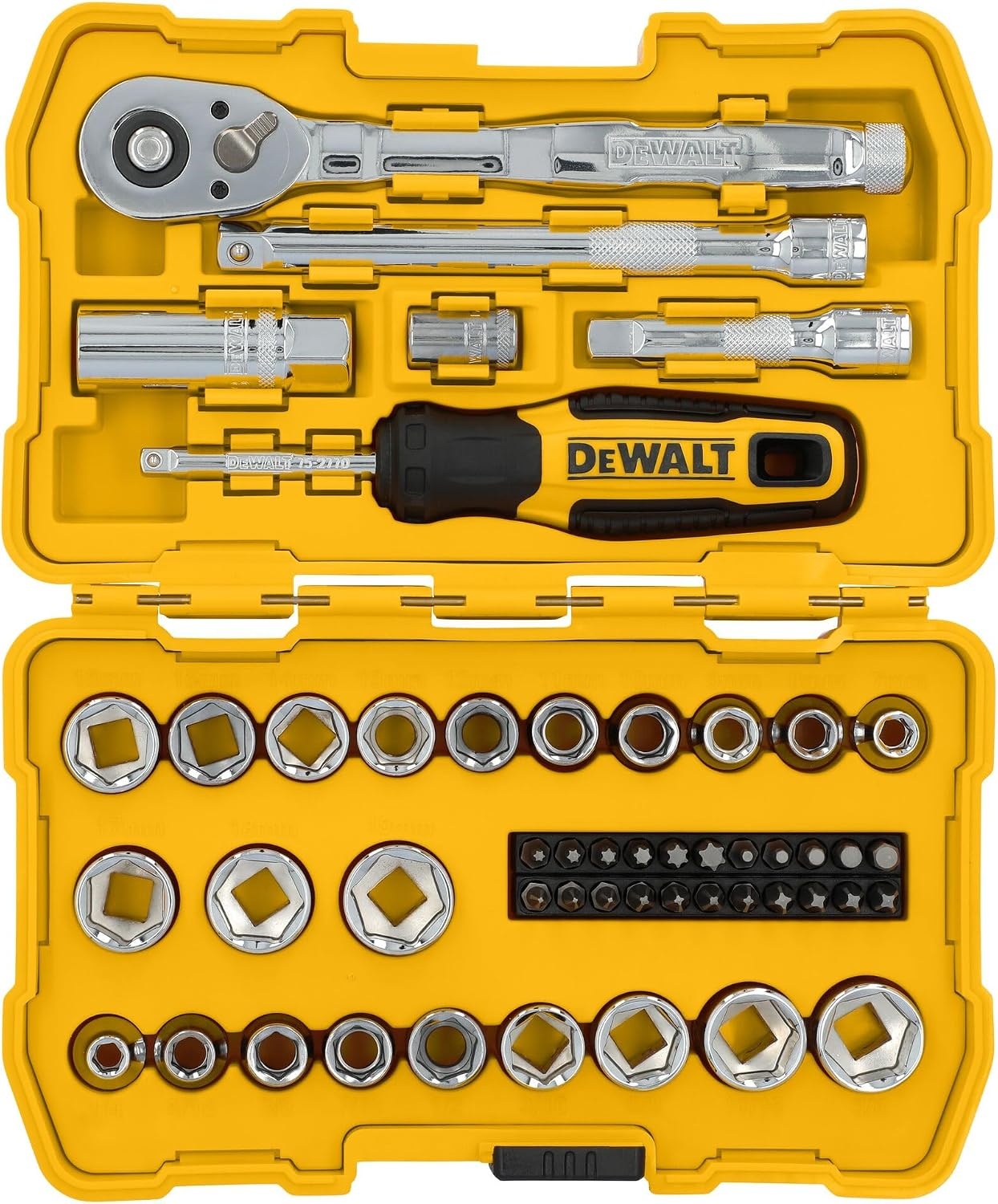 image:imageDEWALT 14 Drive 50 Pc Mechanics Tool Set DWMT45422STANDARD