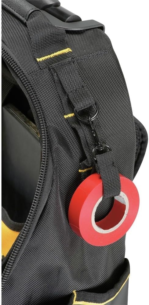 image:imageDEWALT 18 Inch Rolling Tool Storage Bag with 27 Pockets DWST560107Backpack on Wheels