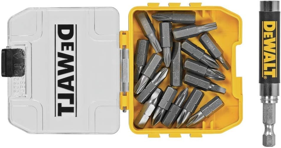 image:imageDEWALT 18 pc Compact Magnetic Drive Guide Set Yellow DWAF2058CSOne Size Pack of 6