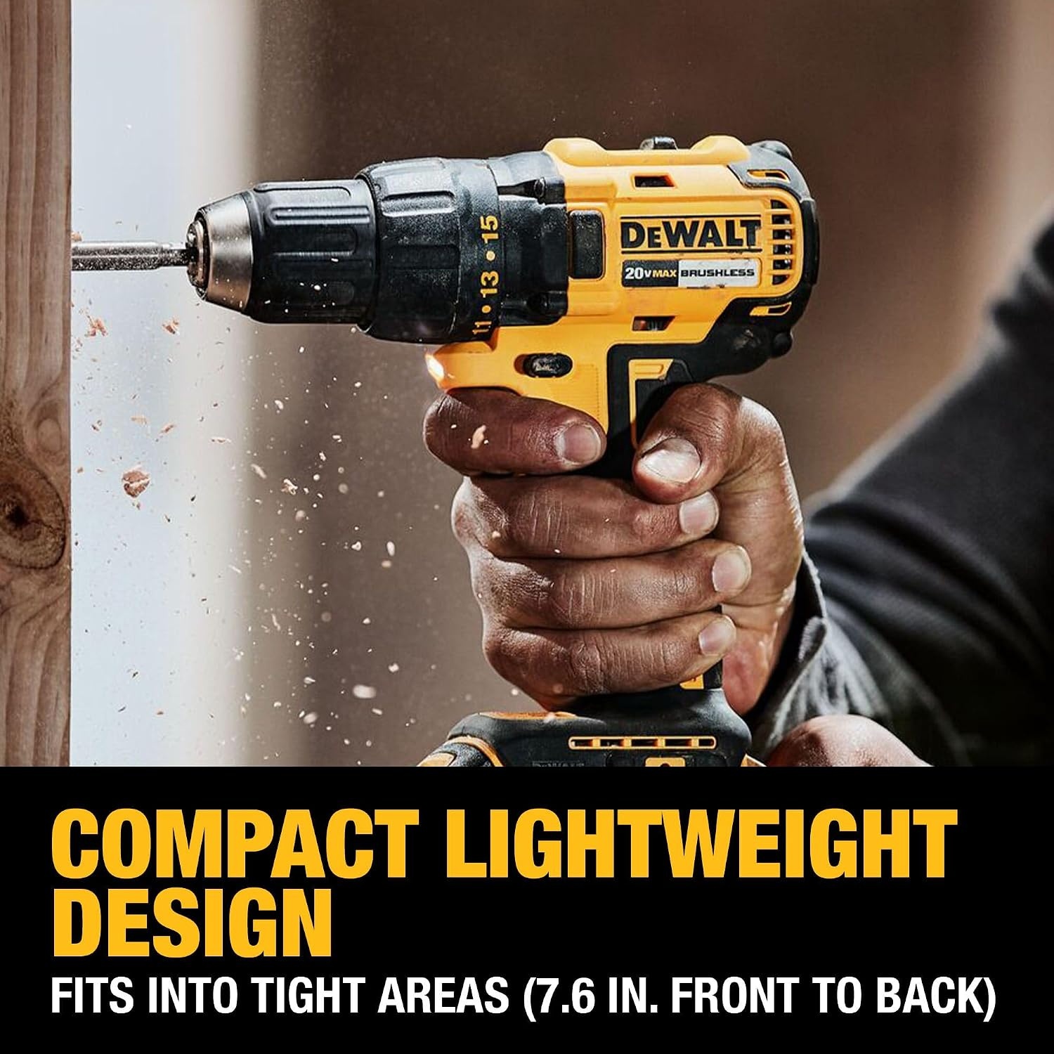 image:imageDEWALT 20V MAX 3Tool Brushless Power Tool Set Includes 12 Cordless Drill14 Impact Driver Oscillating Tool 3 Batteries and a Charger Extended Runtime Lightweight DCK360D33 Tools 3 Batteries