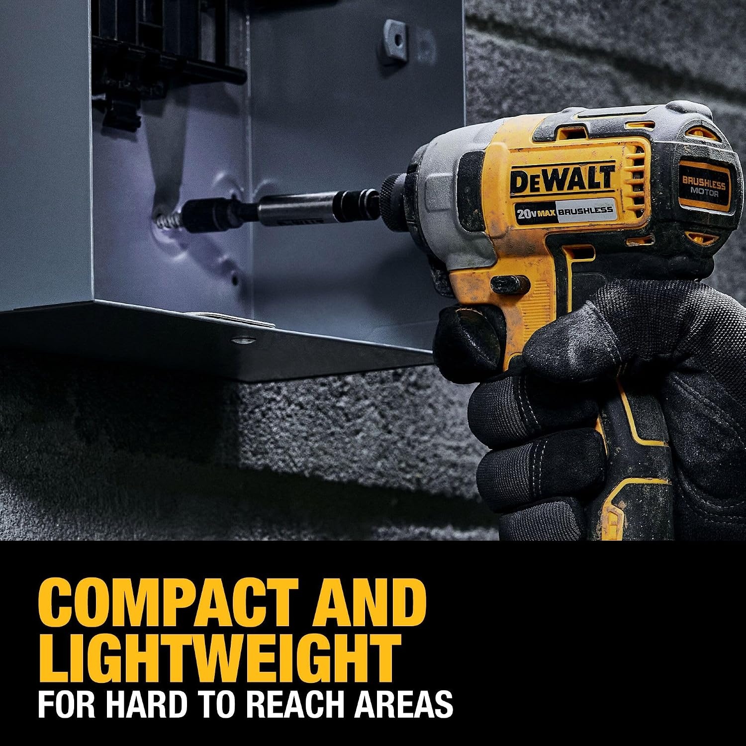 image:imageDEWALT 20V MAX 3Tool Brushless Power Tool Set Includes 12 Cordless Drill14 Impact Driver Oscillating Tool 3 Batteries and a Charger Extended Runtime Lightweight DCK360D33 Tools 3 Batteries