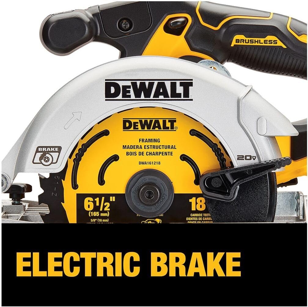 image:imageDEWALT 20V MAX 612 in Brushless Cordless Circular Saw Tool Only DCS565B612Inch