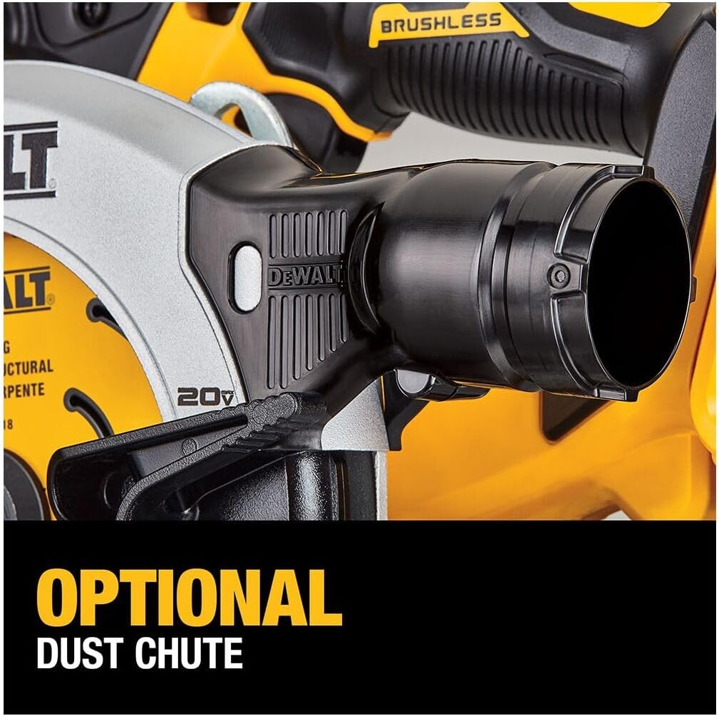 image:imageDEWALT 20V MAX 612 in Brushless Cordless Circular Saw Tool Only DCS565B612Inch