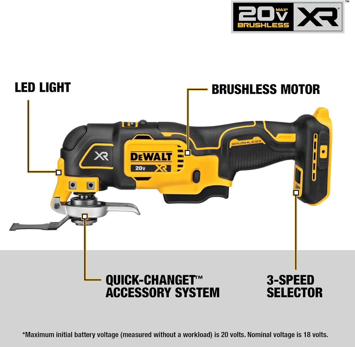 image:imageDEWALT 20V MAX 7Tool Combo Kit Includes Cordless Drill Impact Driver Reciprocating Saw Circular Saw Oscillating Tool Random Orbital Sander Jigsaw 5Ah Battery and Charger DCK751P17 Tool Combo Kit