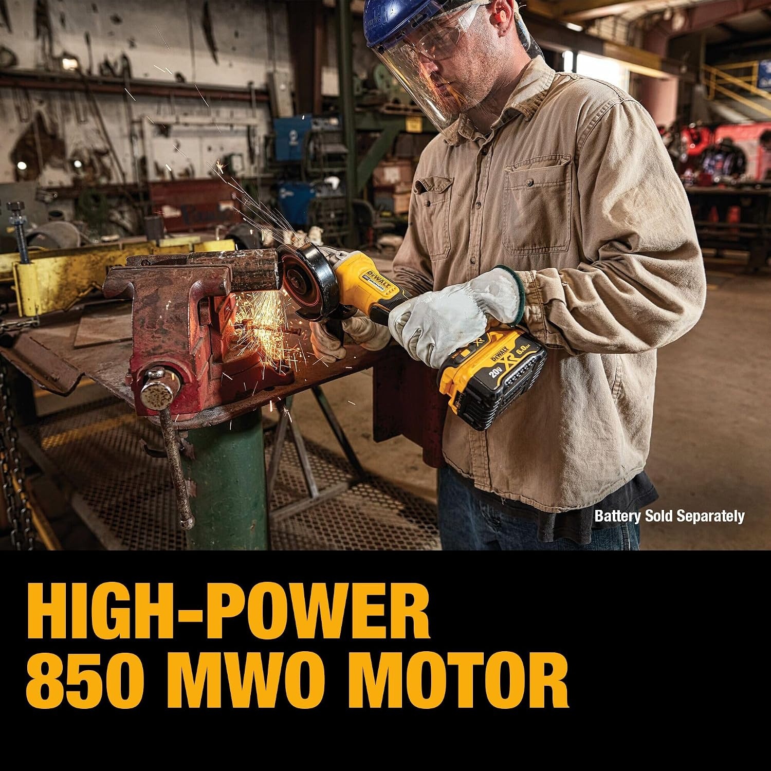 image:imageDEWALT 20V MAX Cordless 4 12 Inch PaddleSwitch Grinder Bare Tool Only DCG408BOne Size