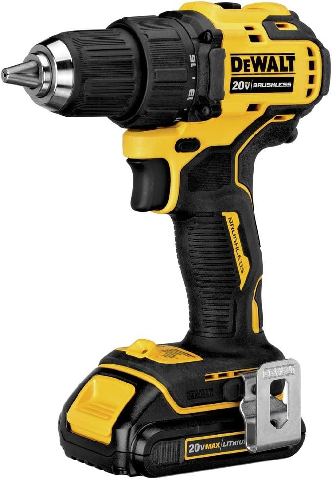 image:imageDEWALT 20V MAX Cordless Drill Driver Kit Compact 12Inch DCD708C2