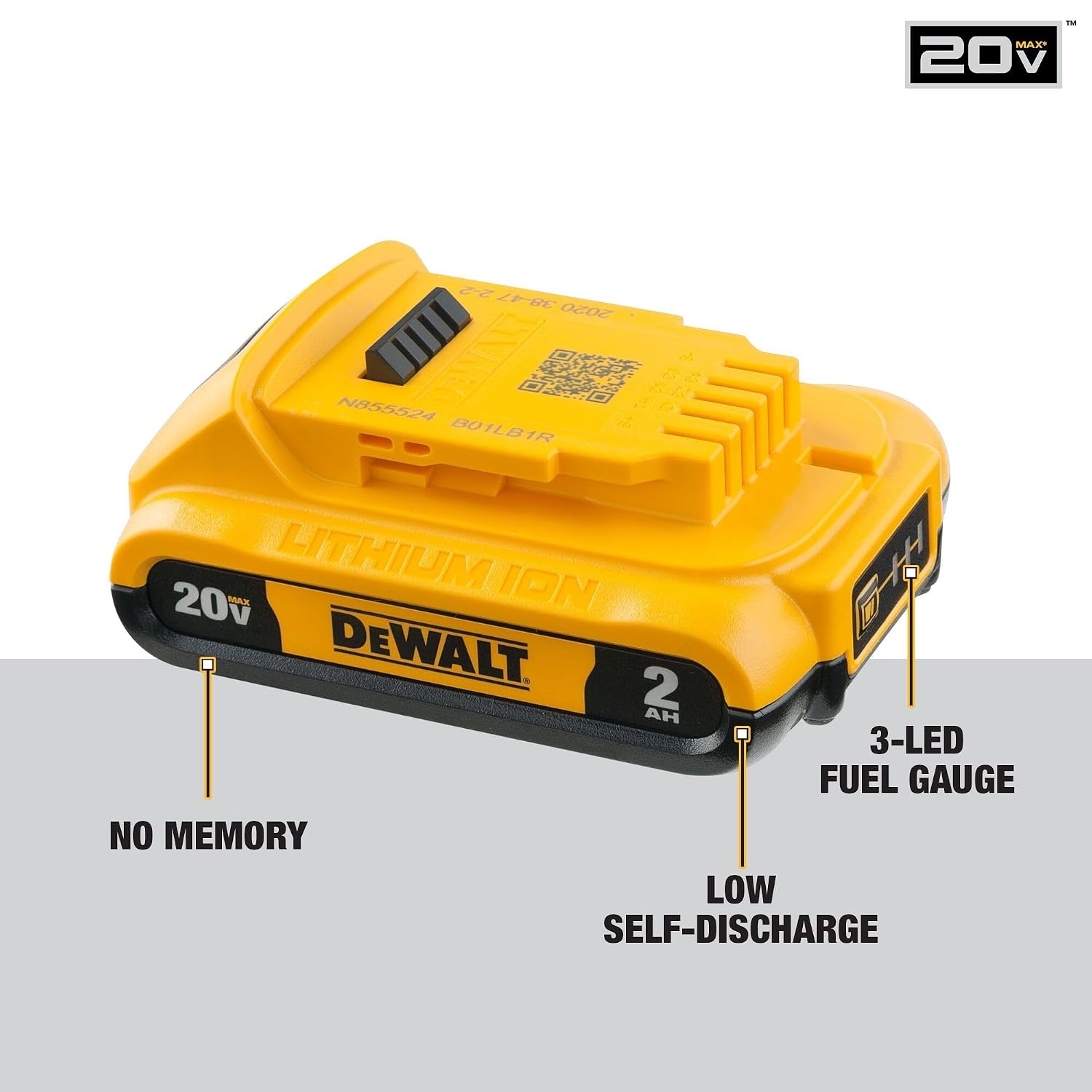 image:imageDEWALT 20V MAX Cordless Drill Driver Set Electric Drill Brushless 12 In 2 Speed 20 Ah Battery and Charger Included LED Light DCD777D1