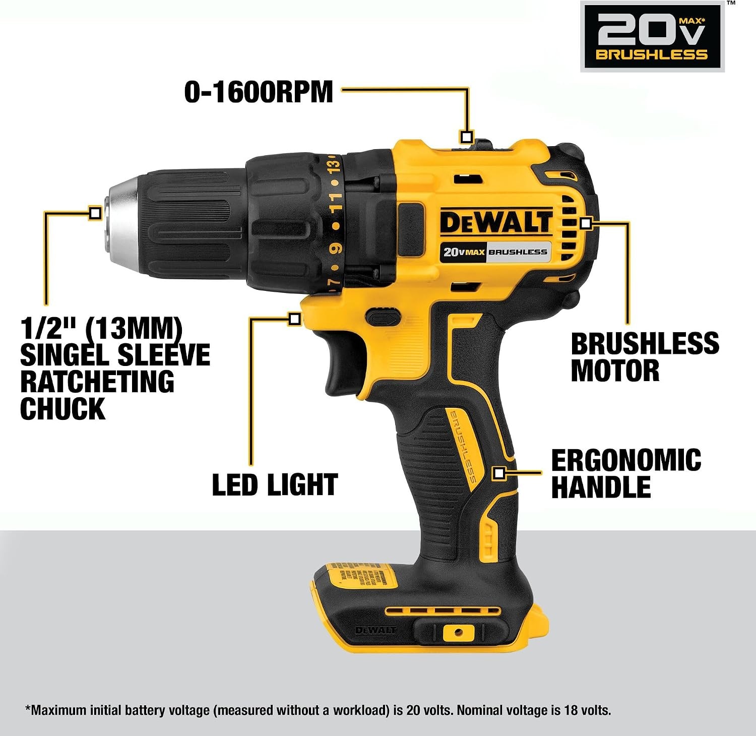 image:imageDEWALT 20V MAX Cordless Drill Driver and Circular Saw Combo Kit with 2 x 2 Ah Batteries and Charger Contractor Bag DCK252D22 Tool Combo Kit