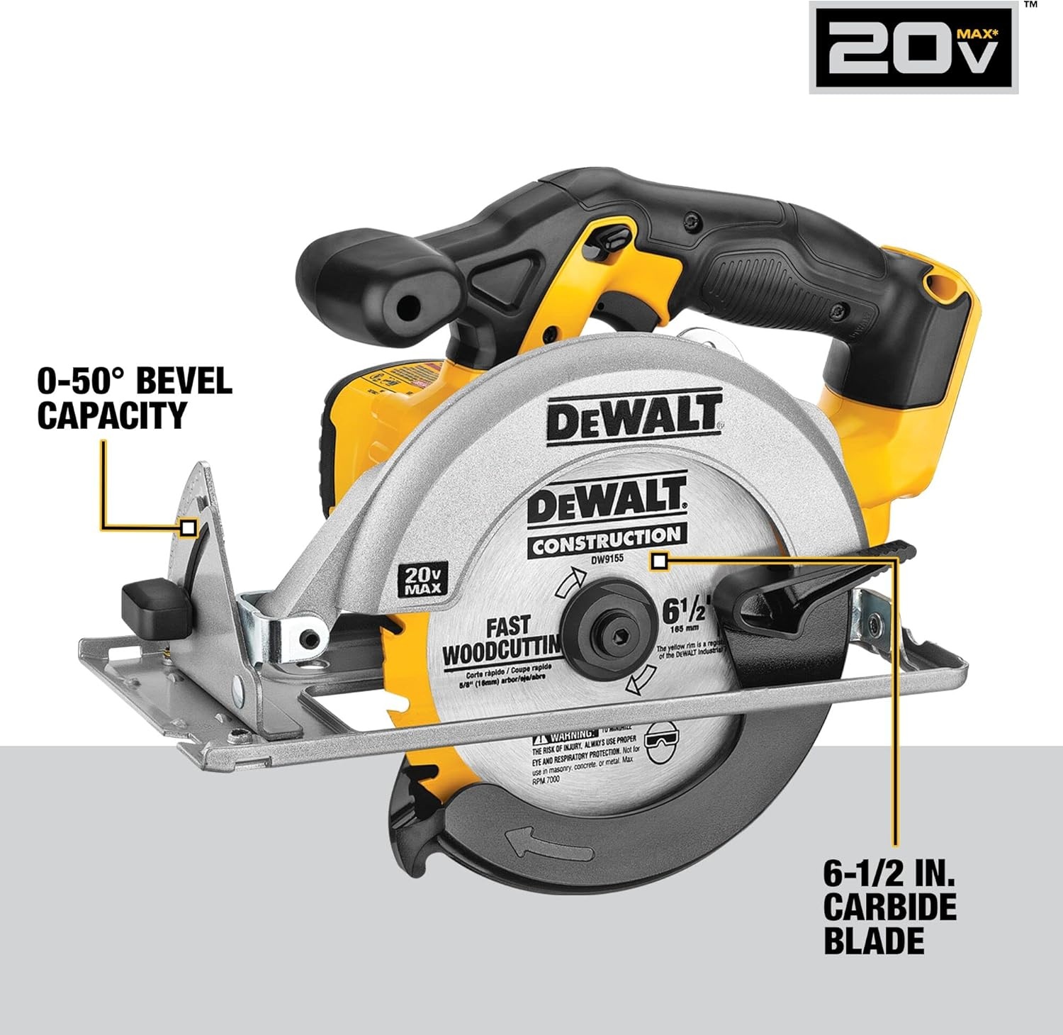 image:imageDEWALT 20V MAX Cordless Drill Driver and Circular Saw Combo Kit with 2 x 2 Ah Batteries and Charger Contractor Bag DCK252D24 Tool Combo Kit