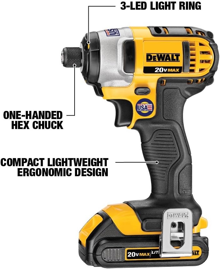 image:imageDEWALT 20V MAX Cordless Drill Driver and Oscillating MultiTool Combo Kit with 2 x 2 Ah Batteries and Charger Blade and Workbag DCK251D24 Tool Combo Kit