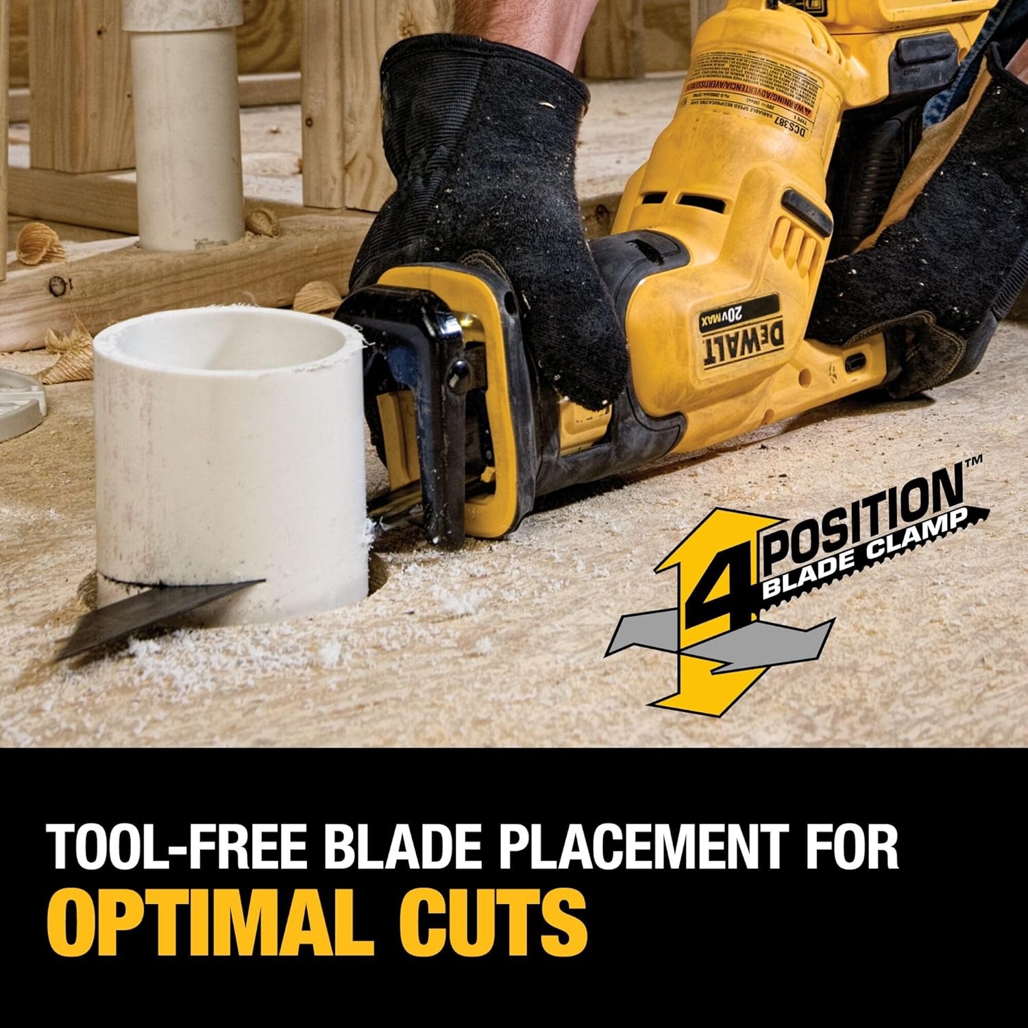 image:imageDEWALT 20V MAX Cordless Reciprocating Saw Kit Compact 2Amp Hour DCS387D1Saw Kit