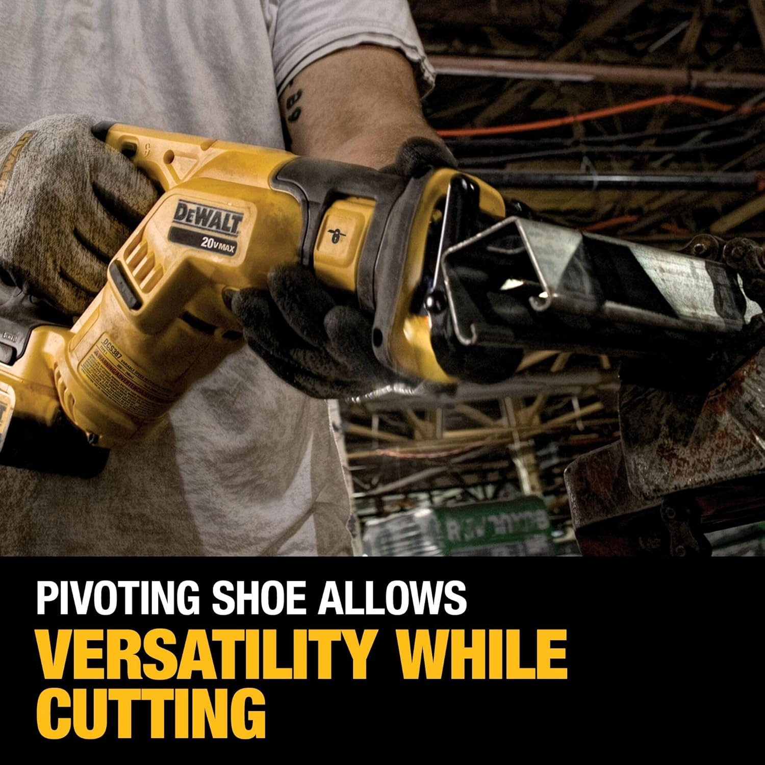 image:imageDEWALT 20V MAX Cordless Reciprocating Saw Kit Compact 2Amp Hour DCS387D1Saw Kit