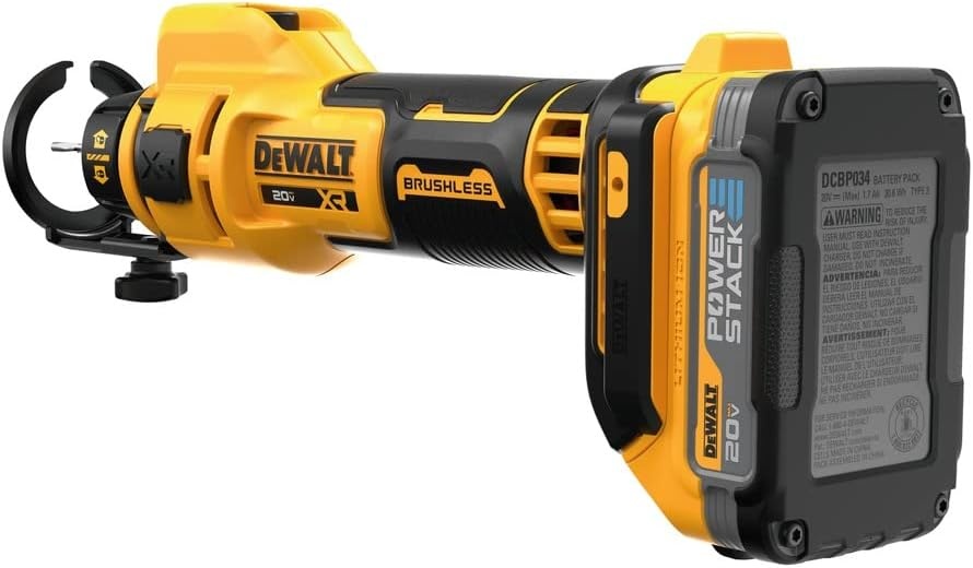 image:imageDEWALT 20V MAX Cordless Screw Gun and Cutout Kit with 2 POWERSTAK Batteries and Charger Included DCK265E2