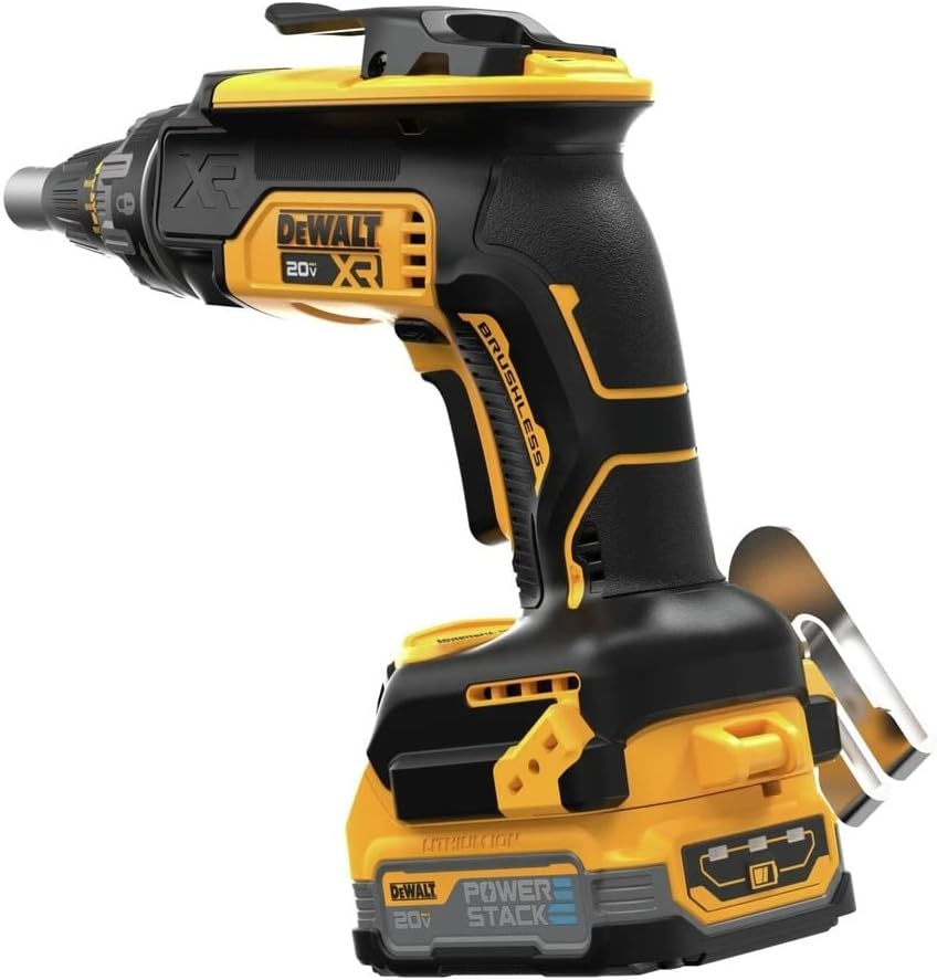 image:imageDEWALT 20V MAX Drywall Screw Gun Battery and Charger Included DCF630E1