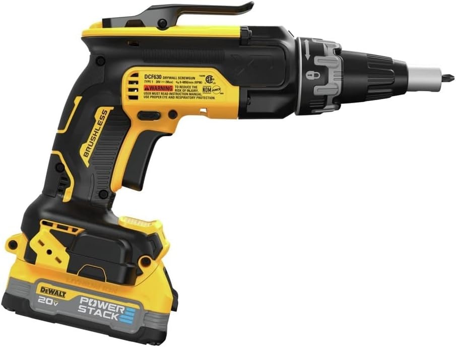 image:imageDEWALT 20V MAX Drywall Screw Gun Battery and Charger Included DCF630E1