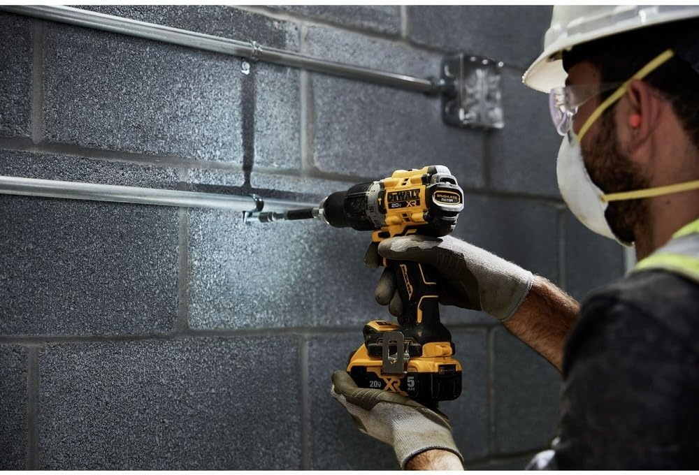 image:imageDEWALT 20V MAX Hammer Drill 12 Cordless and Brushless Compact with 2Speed Setting Bare Tool Only DCD805B Special Feature Variable Speed20V MAX