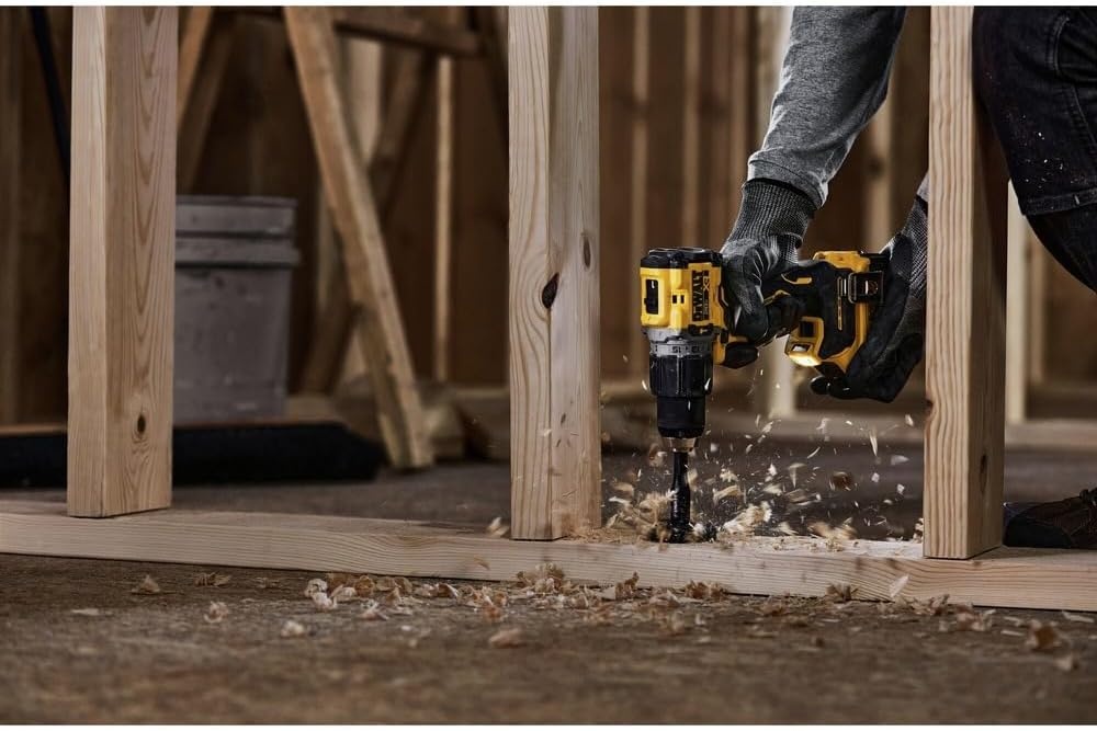 image:imageDEWALT 20V MAX Hammer Drill 12 Cordless and Brushless Compact with 2Speed Setting Bare Tool Only DCD805B Special Feature Variable Speed20V MAX