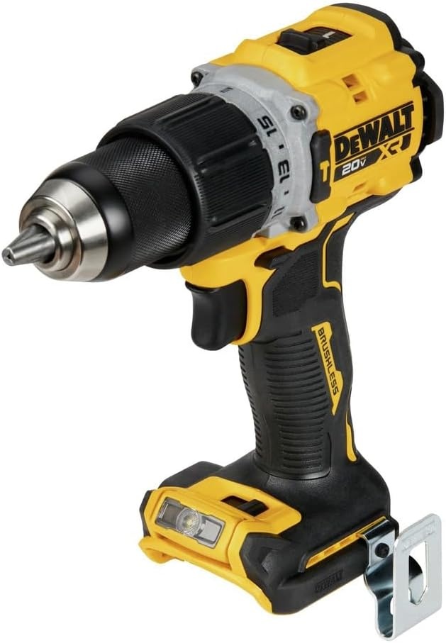 image:imageDEWALT 20V MAX Hammer Drill 12 Cordless and Brushless Compact with 2Speed Setting Bare Tool Only DCD805B Special Feature Variable Speed20V MAX