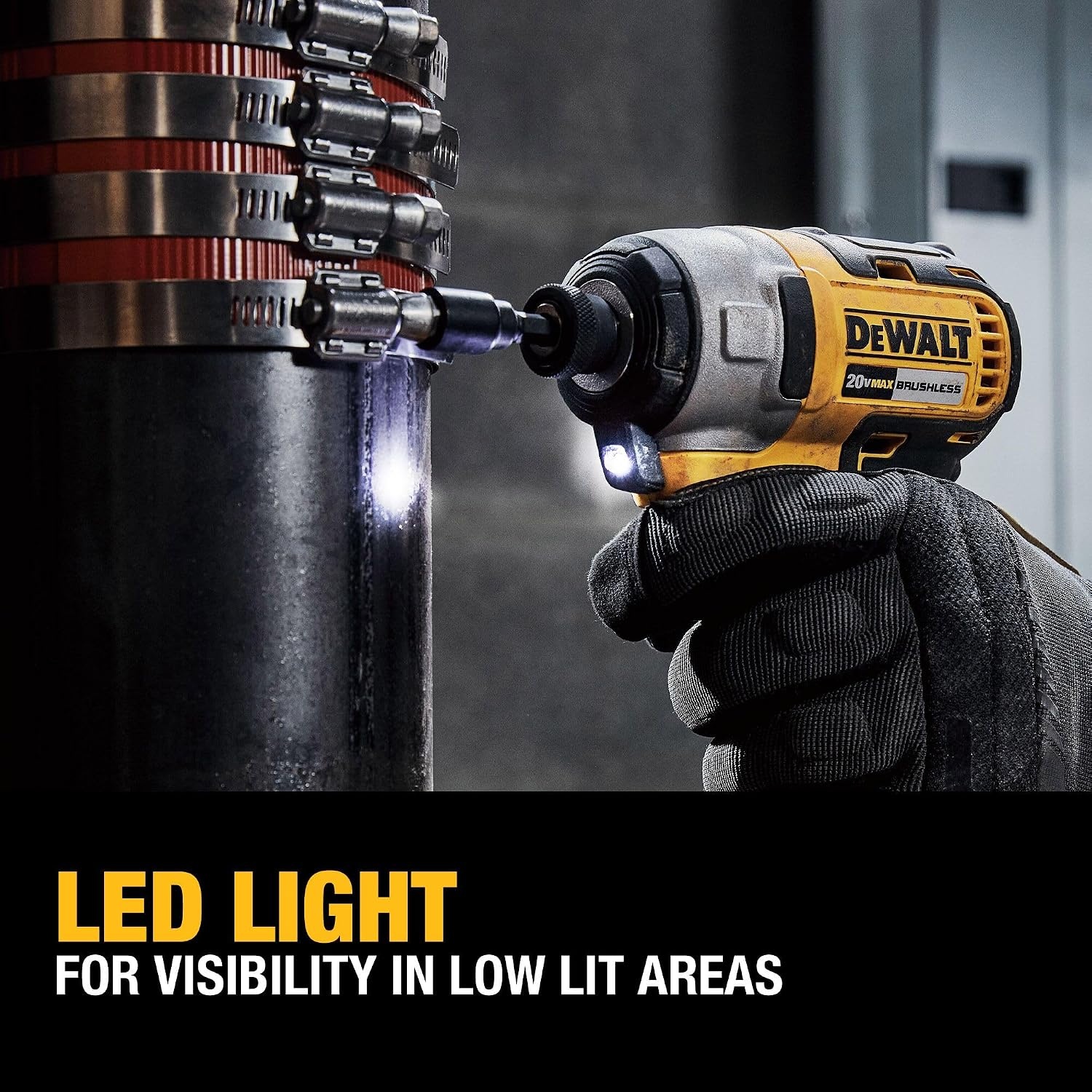 image:imageDEWALT 20V MAX Impact Driver 14 Inch Battery and Charger Included DCF787D1