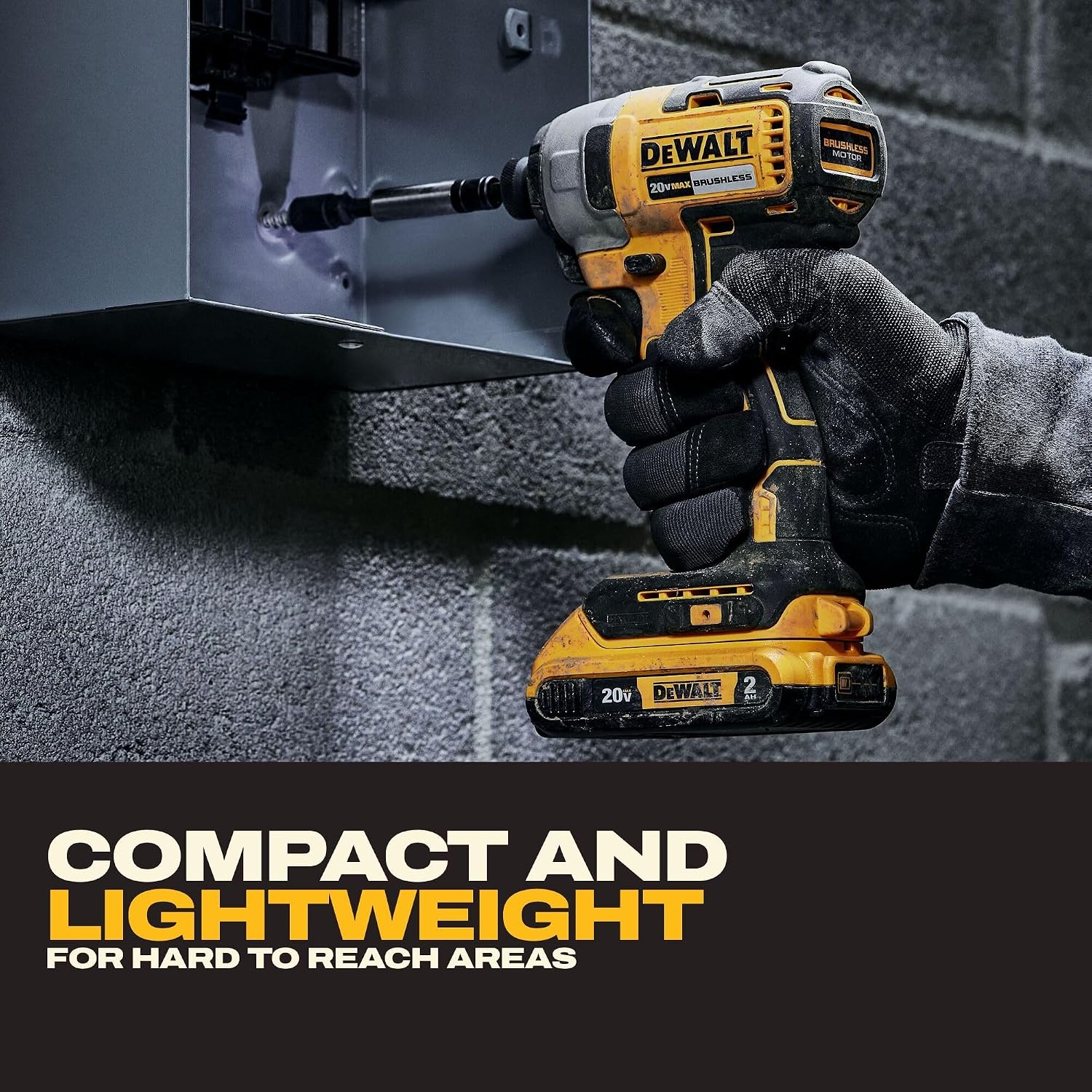 image:imageDEWALT 20V MAX Impact Driver 14 Inch Battery and Charger Included DCF787D1