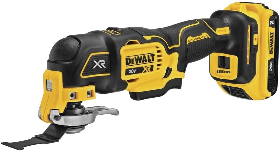 image:imageDEWALT 20V MAX Orbital Sander and Oscillating Tool Cordless Woodworking 2Tool Set with 5ah Battery and Charger DCK202P1Sander and Oscillating Tool Set