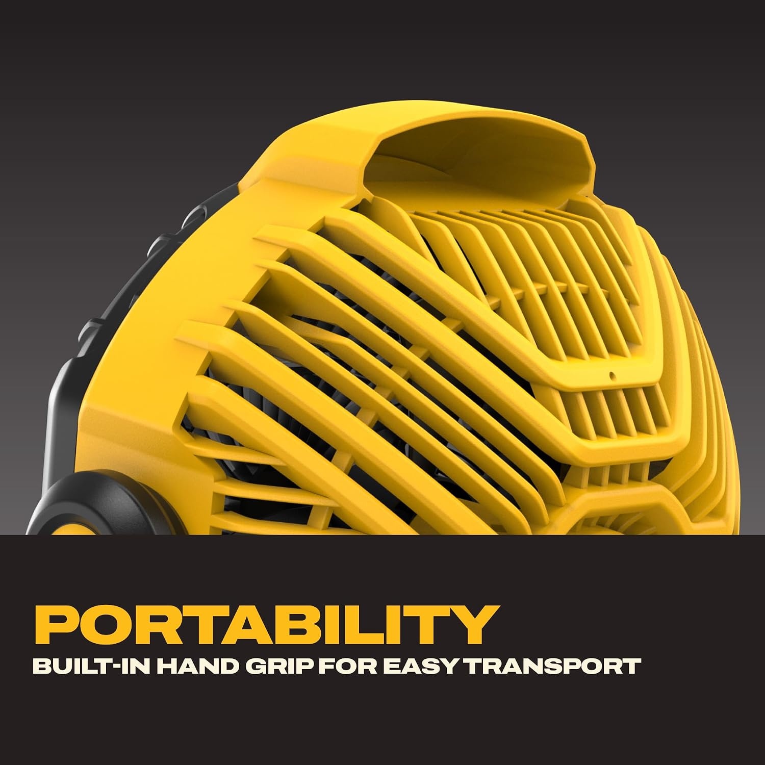 image:imageDEWALT 20V MAX Portable Fan Battery Powered Rechargeable Cordless Shop Fan Up to 45 Hrs Runtime Variable Speed 650 CFM Tool Only DCE512BJobsite Fan NEW