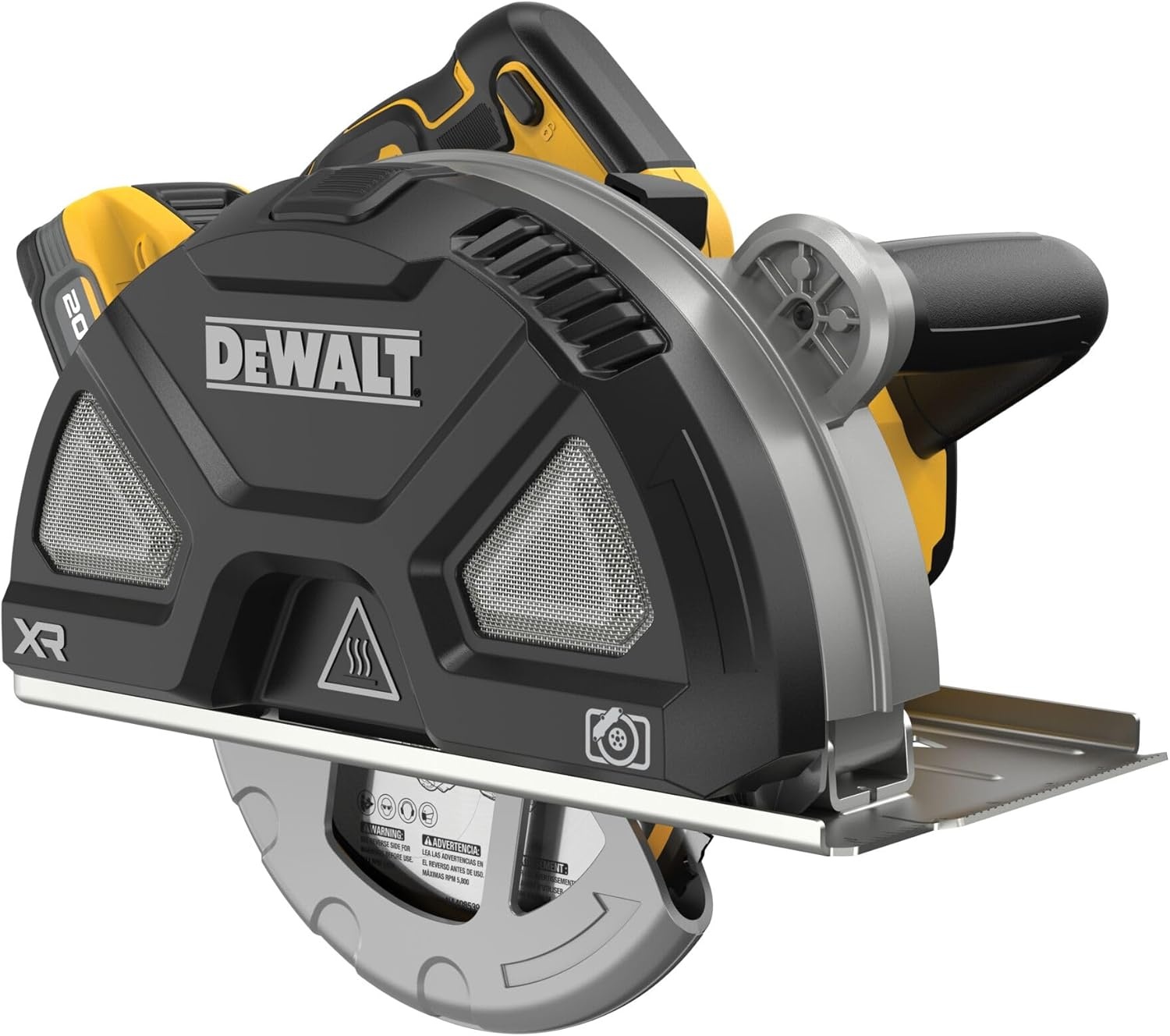 image:imageDEWALT 20V MAX XR 714 Inch Metal Cutting Circular Saw Kit with Circular Saw Blade Battery and Charger Included DCS383H120V MAX XR Tool Kit