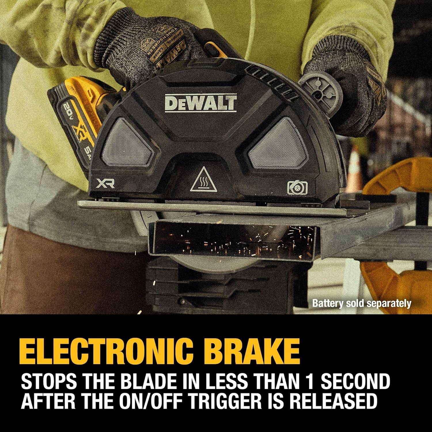 image:imageDEWALT 20V MAX XR 714 in Metal Cutting Circular Saw Tool Only DCS383B