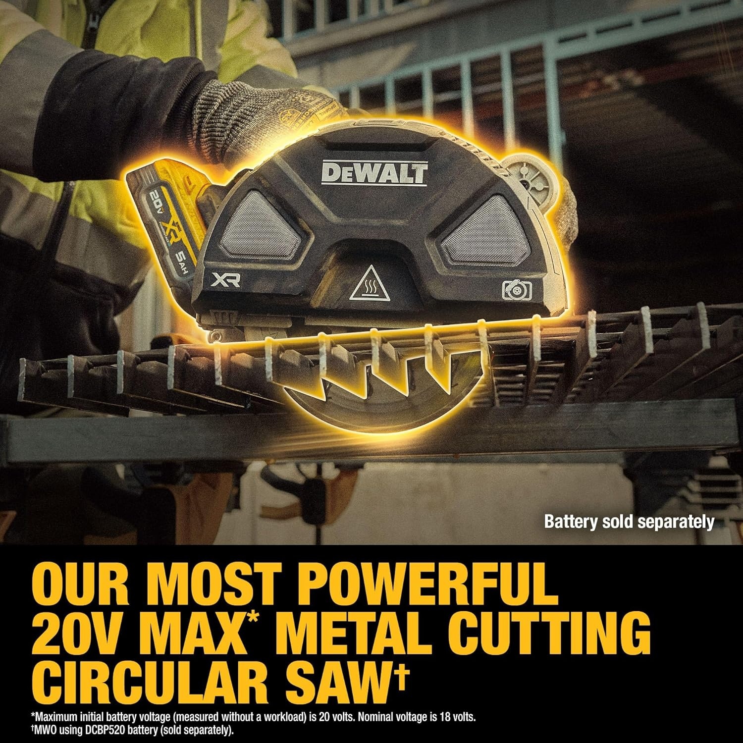 image:imageDEWALT 20V MAX XR 714 in Metal Cutting Circular Saw Tool Only DCS383B