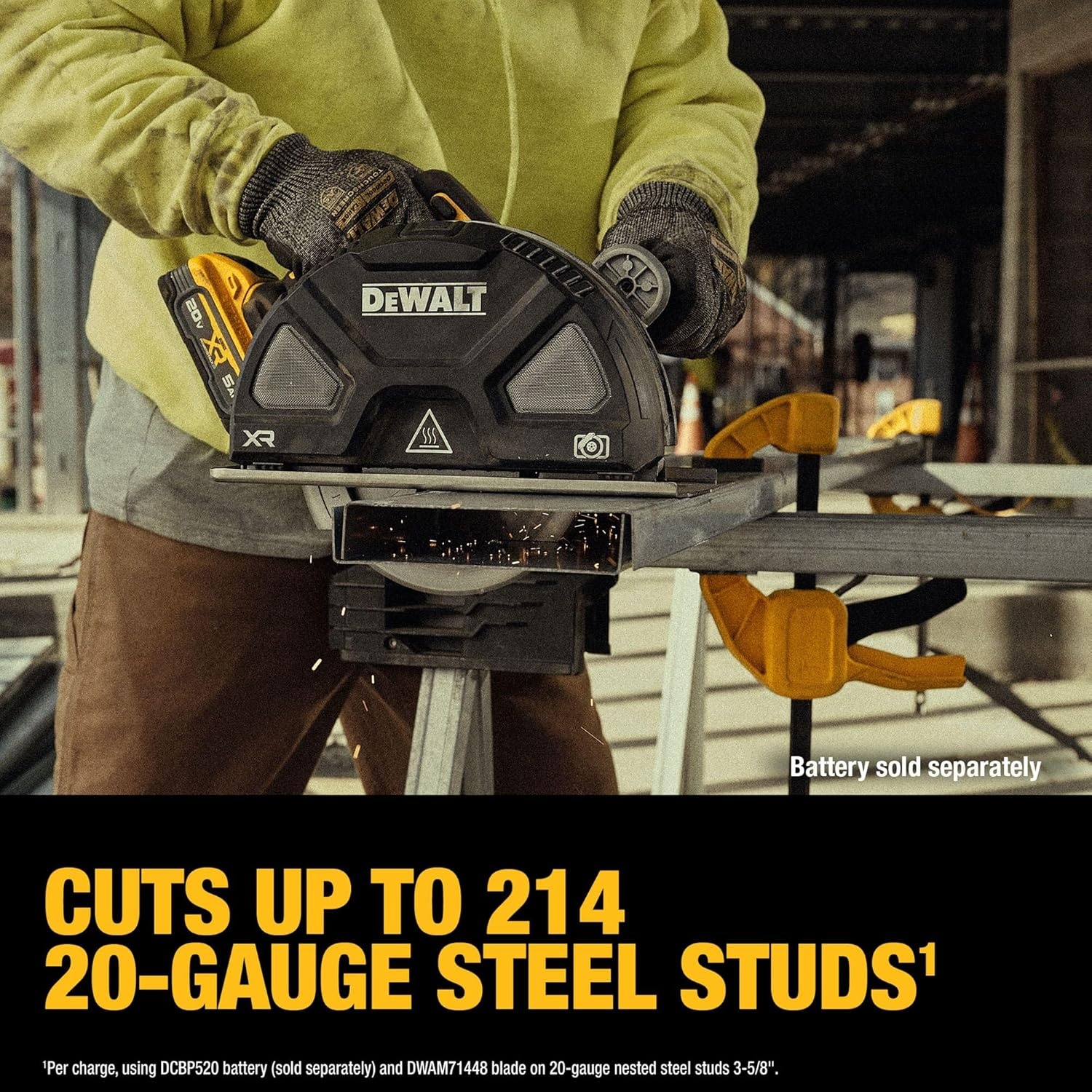 image:imageDEWALT 20V MAX XR 714 in Metal Cutting Circular Saw Tool Only DCS383B