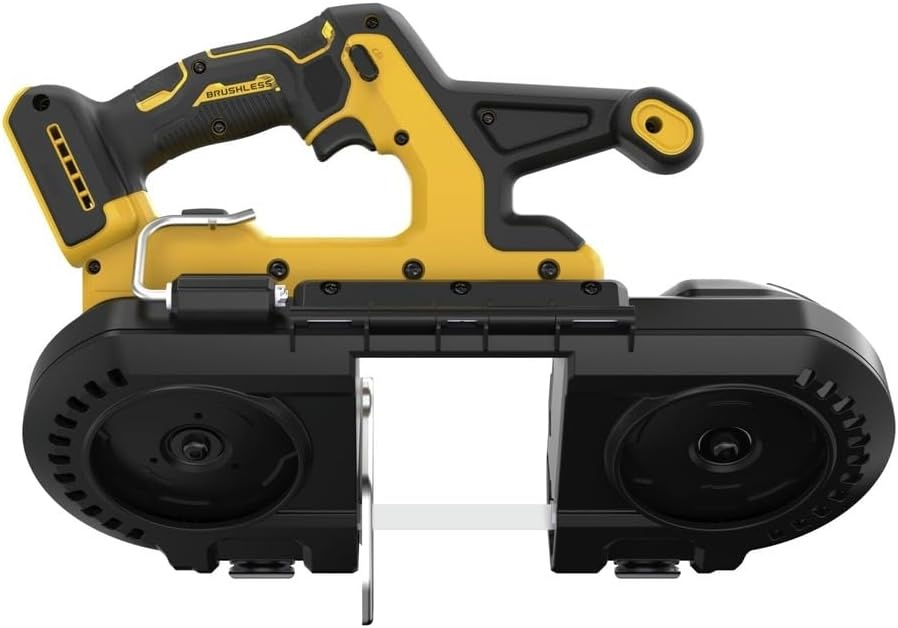 image:imageDEWALT 20V MAX XR Bandsaw Brushless Motor Portable and Cordless 338 Inch Cut Capacity 5Ah Battery and Charger Included DCS378P1Bare Tool Only