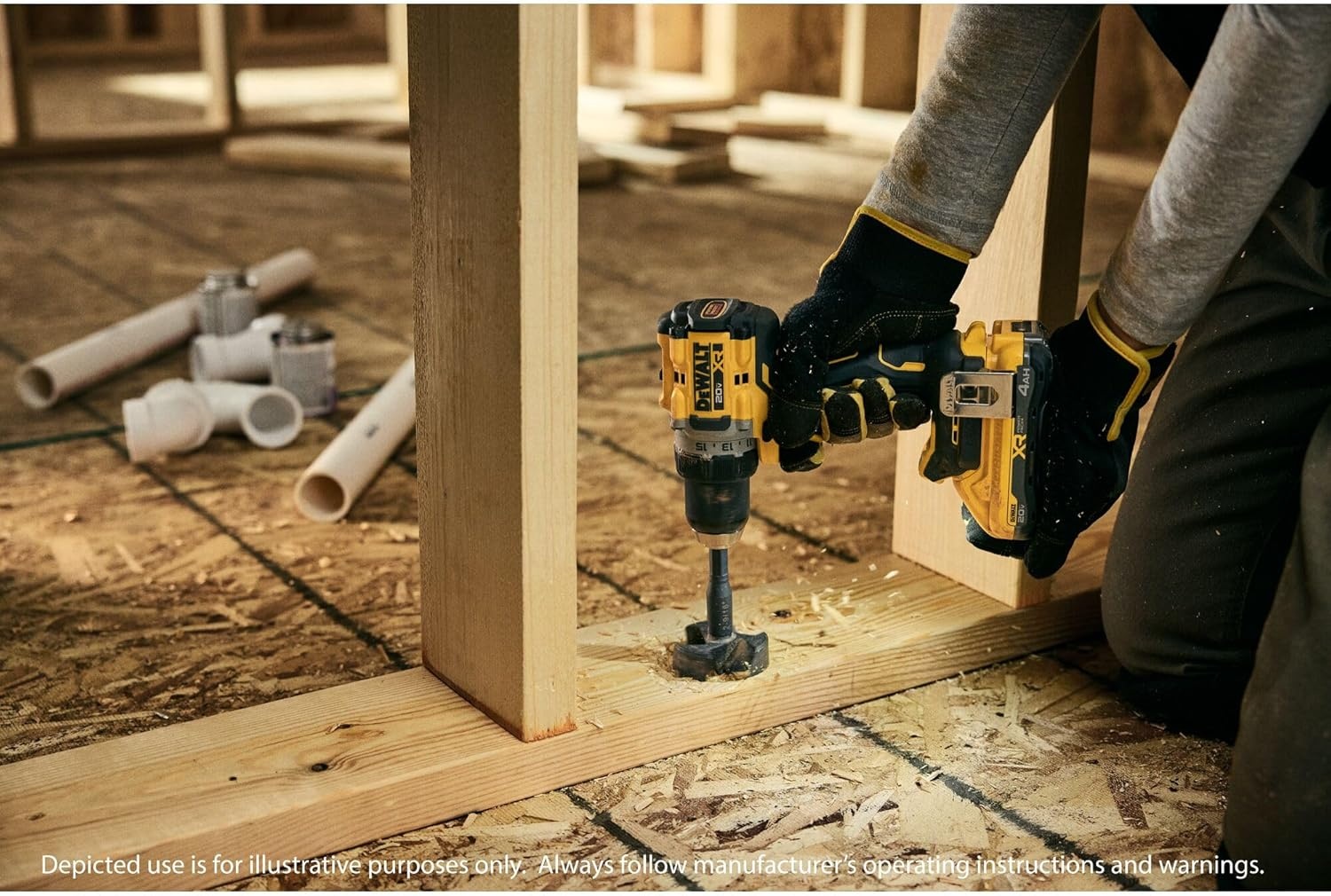 image:imageDEWALT 20V MAX XR Brushless Cordless 12 in Drill Driver Kit With DEWALT POWERPACK Batteries and Charger DCD801QQ2