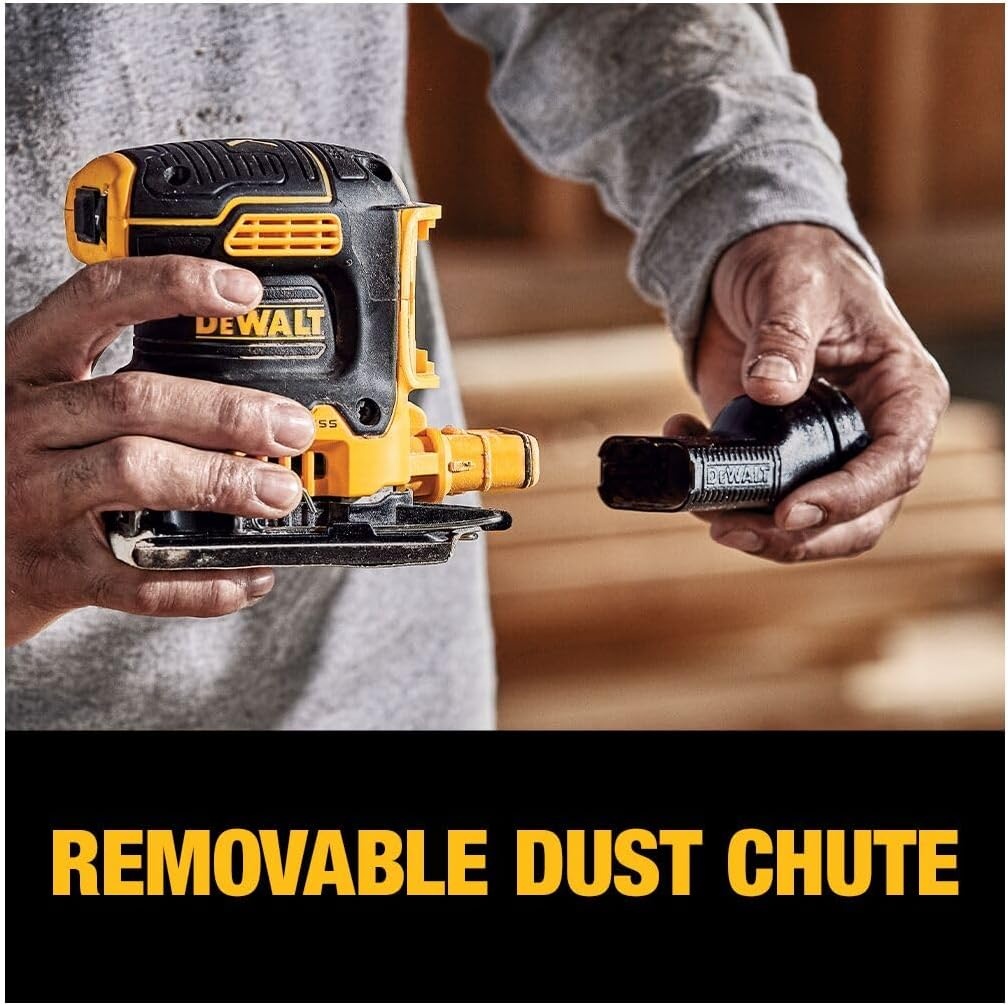 image:imageDEWALT 20V MAX XR Brushless Cordless 14 Sheet Variable Speed Sander Tool Only DCW200BSander Only