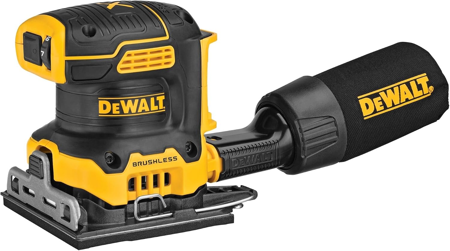 image:imageDEWALT 20V MAX XR Brushless Cordless 14 Sheet Variable Speed Sander Tool Only DCW200BSander Only