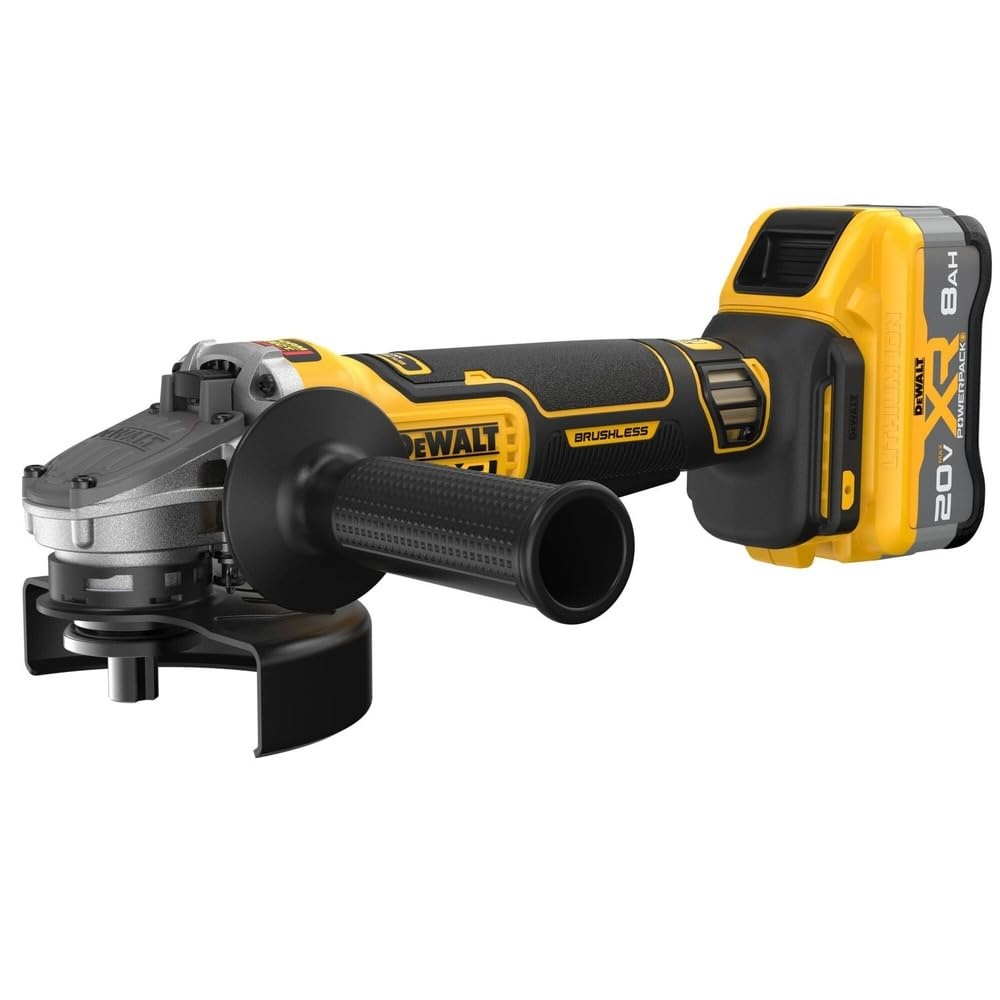 image:imageDEWALT 20V MAX XR Brushless Cordless 412 in 5 in Angle Grinder Kit with XR POWERPACK DCG410WW1