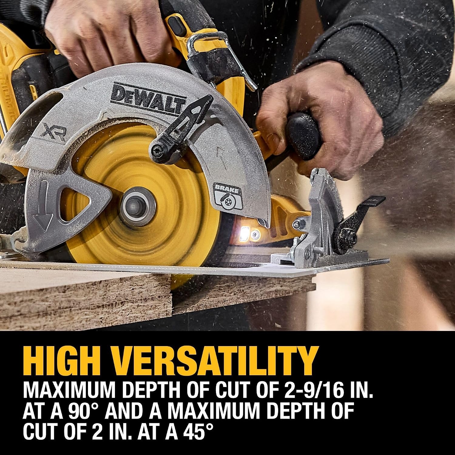 image:imageDEWALT 20V MAX XR Brushless Cordless 714 in Circular Saw Kit with Battery and Charger DCS590WW120V MAX XR