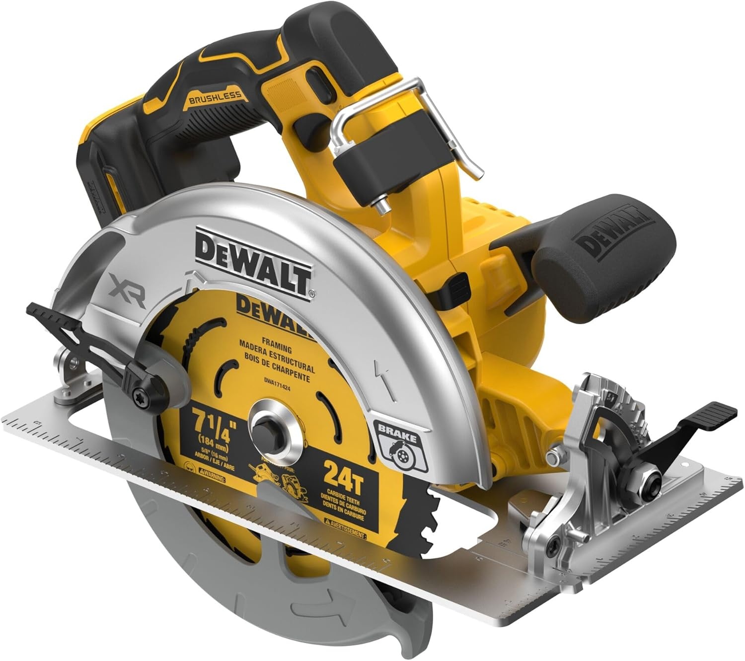 image:imageDEWALT 20V MAX XR Brushless Cordless 714 in Circular Saw Tool Only DCS590B