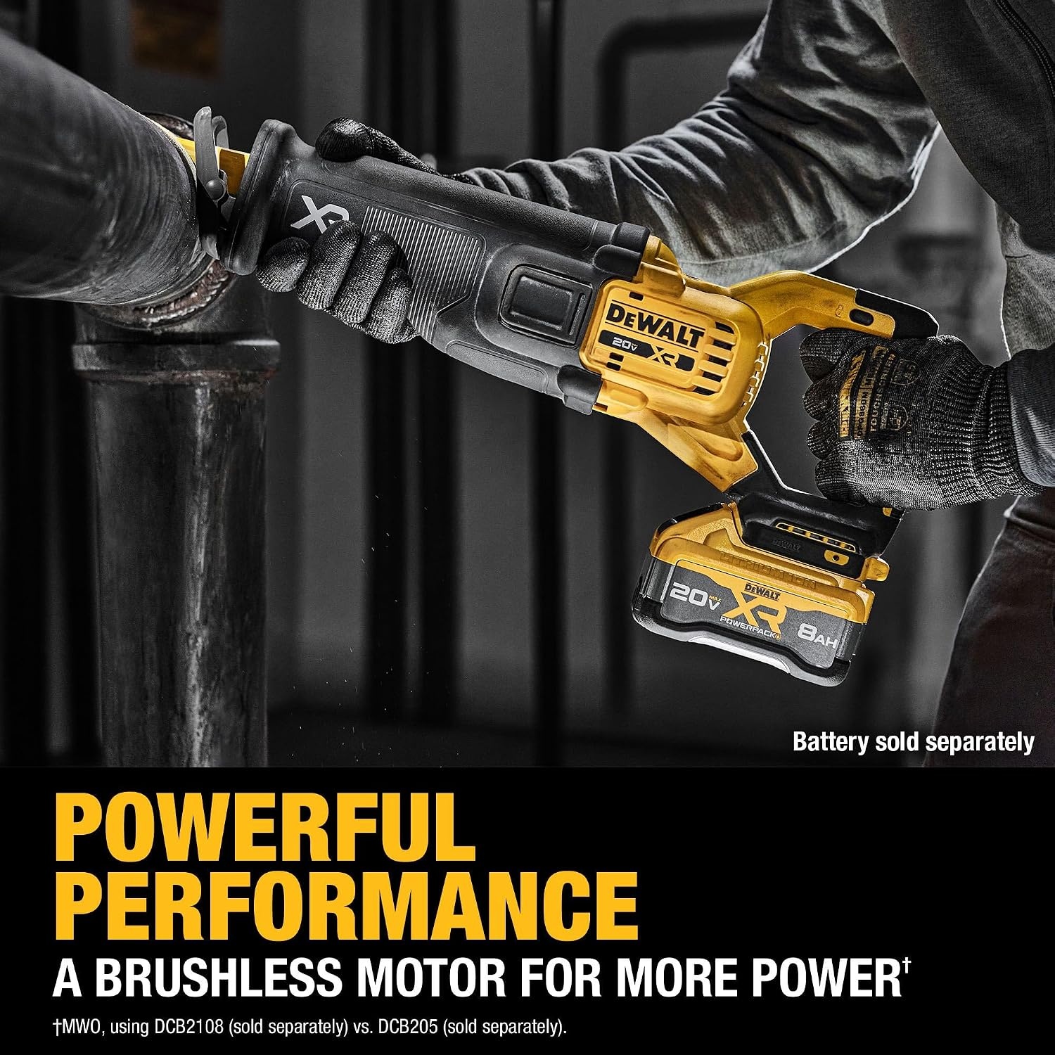 image:imageDEWALT 20V MAX XR Brushless Cordless Reciprocating Saw Tool Only DCS384B