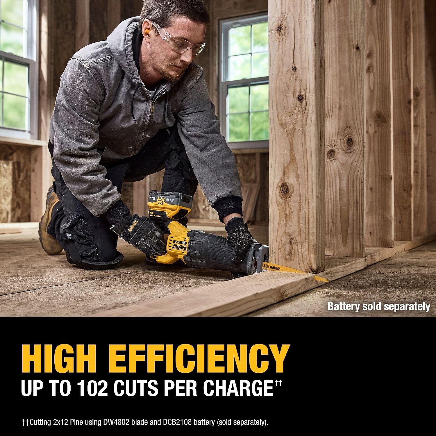 image:imageDEWALT 20V MAX XR Brushless Cordless Reciprocating Saw Tool Only DCS384B