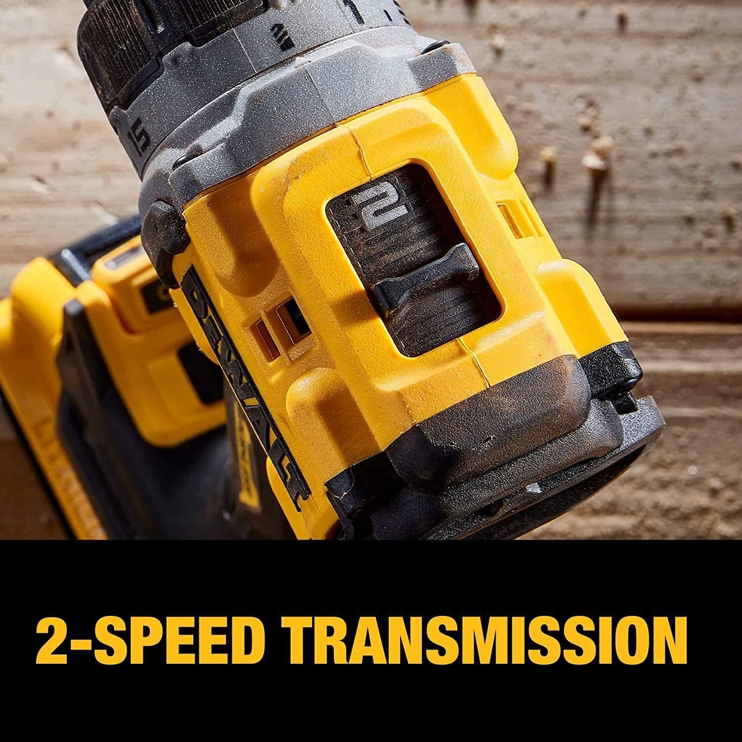 image:imageDEWALT 20V MAX XR Cordless DrillDriver Kit Brushless Compact with 2 Batteries and Charger DCD800D2 Compact 637 in Head Metal Ratcheting Chuck 2Speed Up to 2 000 Rpm Kit 220ah Batts and Charger 2 Batteries