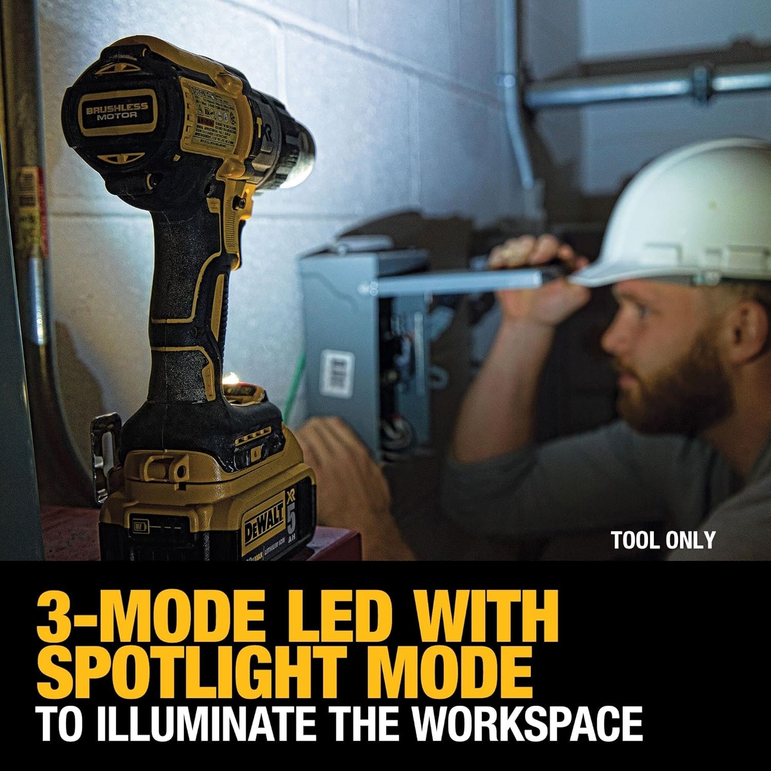 image:imageDEWALT 20V MAX XR Cordless Hammer Drill Driver Brushless Heavy Duty 12 3Speed Tool Only DCD996B3Speed