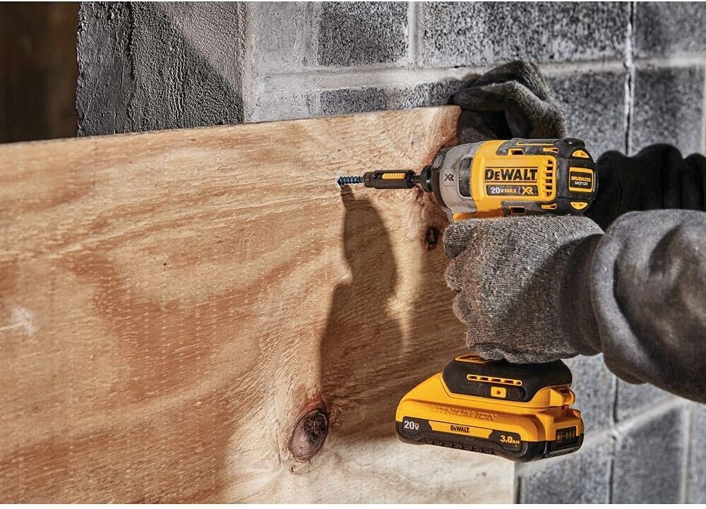 image:imageDEWALT 20V MAX XR Impact Driver 14 Inch High Torque Brushless 3 Speed Premium Cordless with LED Light Extended Runtime Tool Only DCF845B20V MAX XR Impact Driver Bare Tool