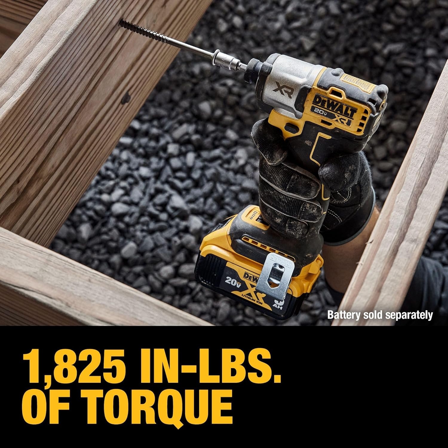 image:imageDEWALT 20V MAX XR Impact Driver 14 Inch High Torque Brushless 3 Speed Premium Cordless with LED Light Extended Runtime Tool Only DCF845BNEW 20V MAX XR Impact Driver Bare Tool